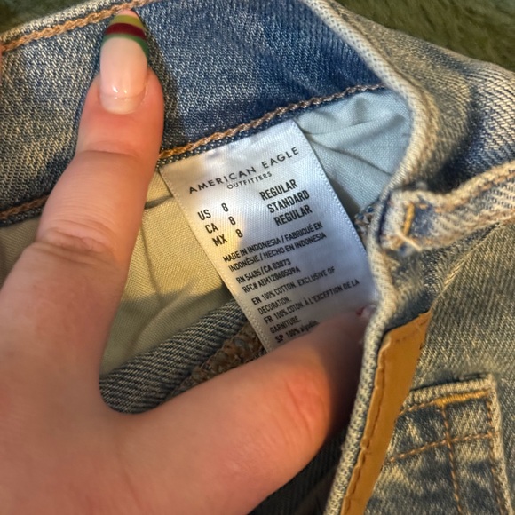 American Eagle blue baggy jeans - Picture 4 of 4